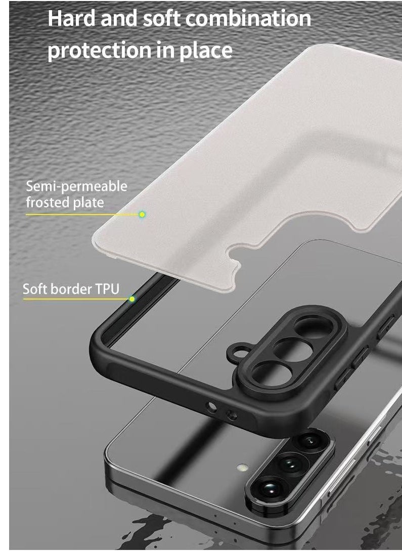 DKNG Samsung Galaxy A56 Case, Specially Designed for Galaxy A56 5G, Soft Edge TPU Matte Anti-Slip Anti-Fingerprint Case, Samsung Galaxy A56 Case Case Black  - Image 3