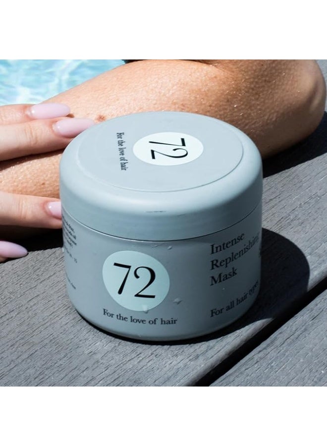 72 Hair Vegan Mask for Dry Damaged Hair, Intense Deep Conditioner & Moisturiser Treatment, 250ml - Image 1
