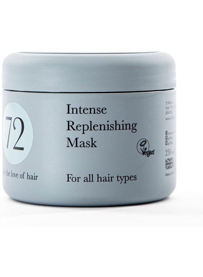 72 Hair Vegan Mask for Dry Damaged Hair, Intense Deep Conditioner & Moisturiser Treatment, 250ml - Image 2