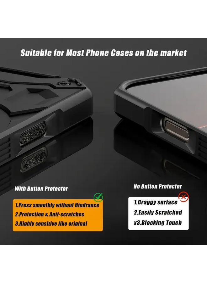Glitter Metallic Camera Button For iPhone 16 Plus Multicolored Protective Touch Control Addon - Image 3
