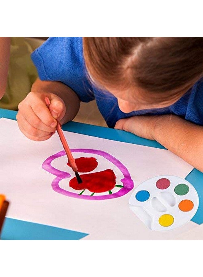 ArtCreativity Mini Paint Sets - Pack of 12 - Five Watercolors in Tray with Brush - Crafts, Supplies, School, Party Favor, Kids' Prize - Image 5