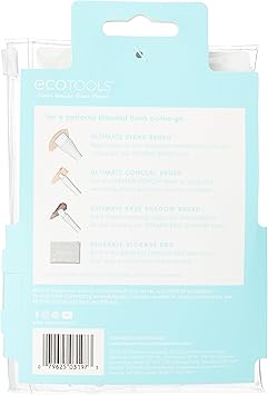 EcoTools Limited Edition All Eyes on Me Makeup Brush Holiday Kit Stocking Stuffer Premium Makeup Brushes Travel Sized Mini Brushes 5 Piece Gift Set - Image 4