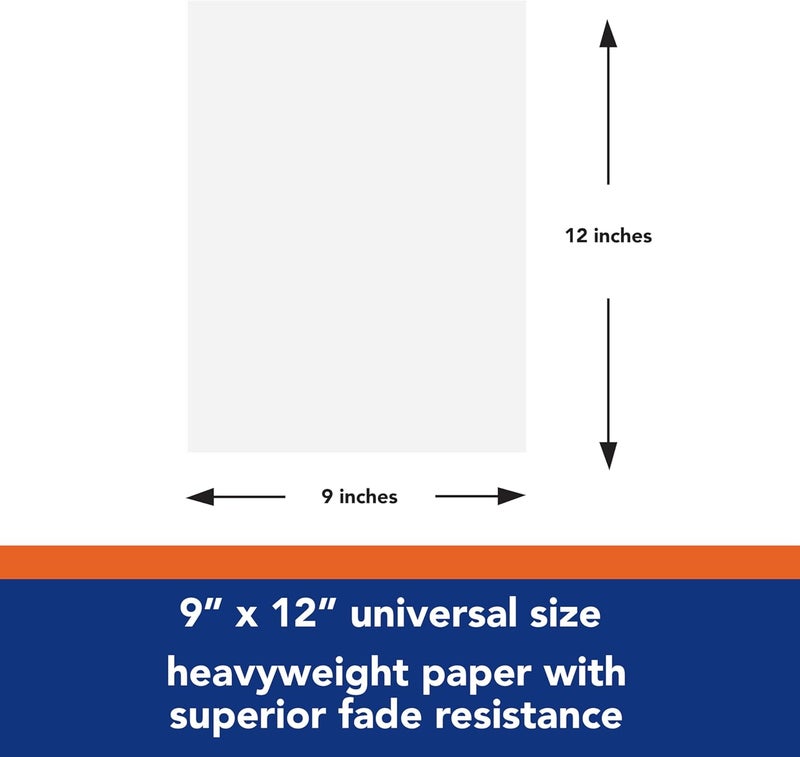 TRU-RAY ® Construction Paper, 50% Recycled, 9" x 12", White, Pack Of 50 - Image 3