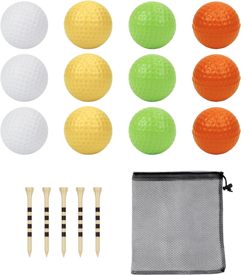 Bac-kitchen 40 Pack Foam Golf Practice Balls - Realistic Feel and Limited Flight Training Balls for Indoor or Outdoor - Image 1