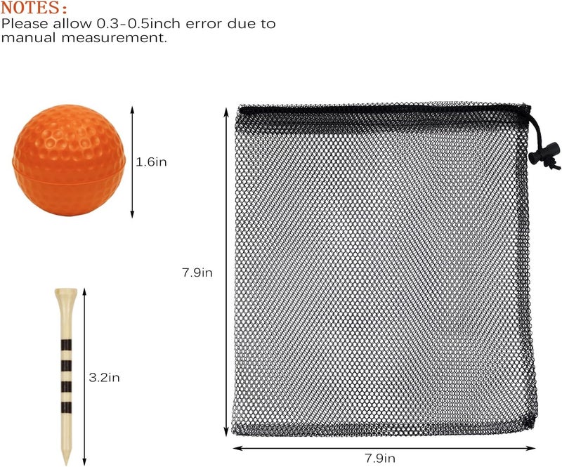 Bac-kitchen 40 Pack Foam Golf Practice Balls - Realistic Feel and Limited Flight Training Balls for Indoor or Outdoor - Image 2