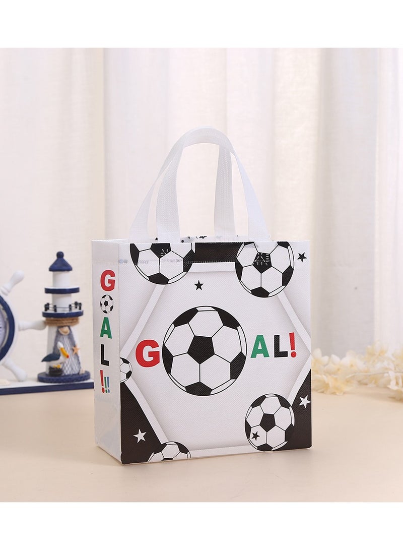 18 قطعة من أكياس الهدايا القابلة لإعادة الاستخدام، حقيبة هدايا من القماش غير المنسوج مع مقابض، أكياس هدايا متعددة الوظائف مقاومة للماء لتغليف الهدايا، لوازم الحفلات - Image 3