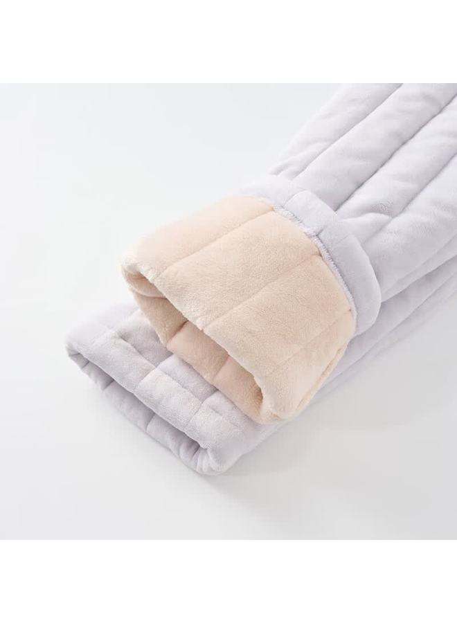 Fentengcare Winter New Anti-static Fleece-lined Thickened Three-layer Quilted Warm Pajama Set Homewear Gift For Women - Image 5