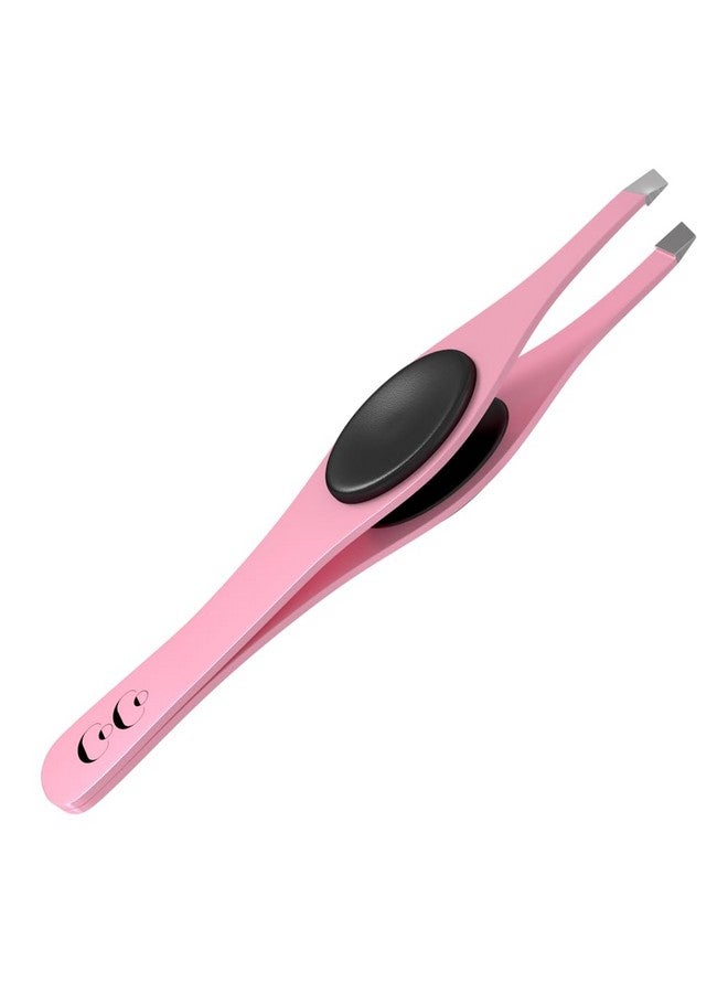 Coco's Closet Precision Tweezers For Women Facial Hair -Stainless Steel Tweezers For Women And Men - Ideal For Eyebrow Shaping And Hair Removal - Slanted Tips, Durable And Ergonomic Grip Design - Image 1