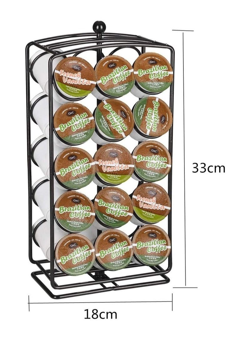 Cool Baby COOLBABY Coffee Capsule Rack Holder Rotating Coffee Pod Storage Spinning Holder Accessories Gift - Image 2