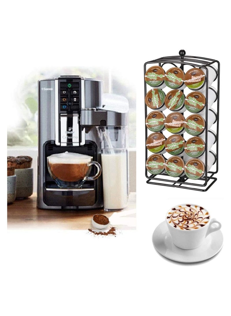 Cool Baby COOLBABY Coffee Capsule Rack Holder Rotating Coffee Pod Storage Spinning Holder Accessories Gift - Image 3