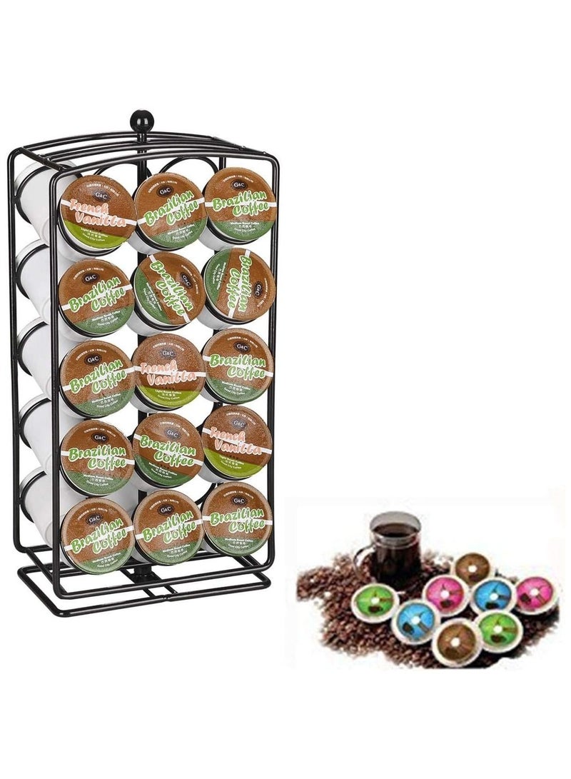 Cool Baby COOLBABY Coffee Capsule Rack Holder Rotating Coffee Pod Storage Spinning Holder Accessories Gift - Image 1
