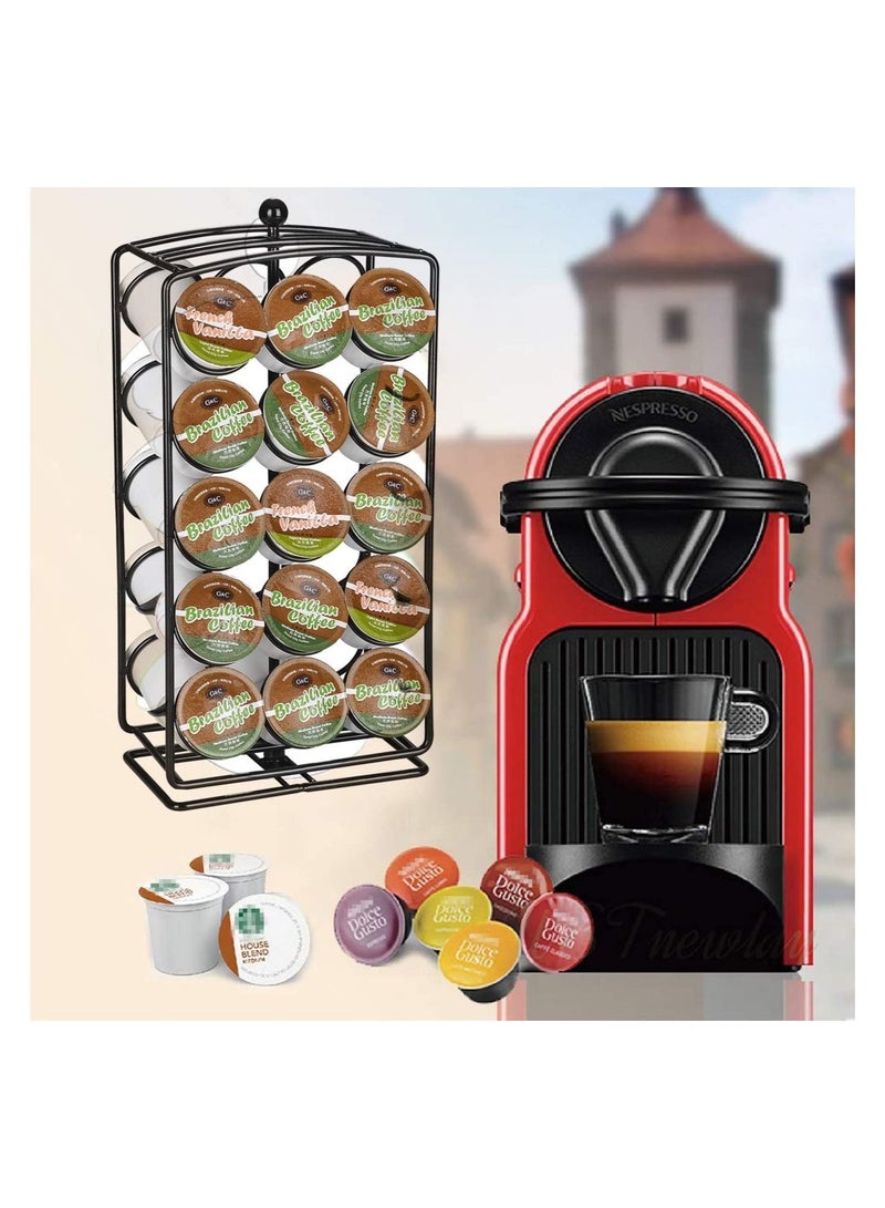 Cool Baby COOLBABY Coffee Capsule Rack Holder Rotating Coffee Pod Storage Spinning Holder Accessories Gift - Image 5