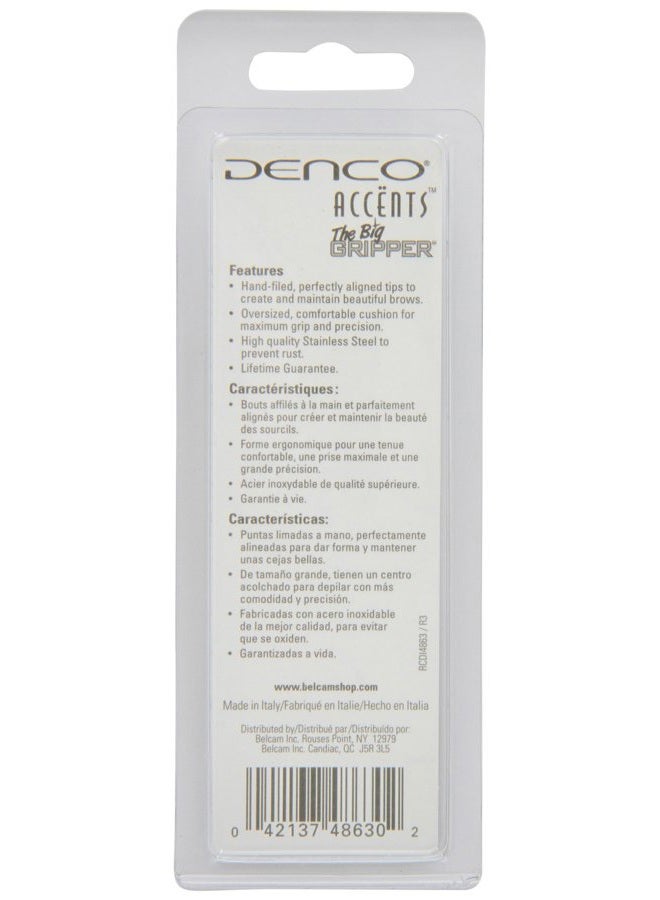 Denco Accents The Big Gripper Slant Tip Tweezers - Image 2