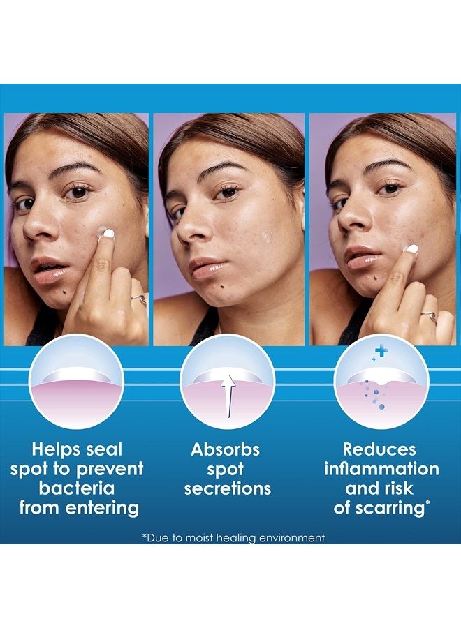 Clearasil لصقات البقع الليلية، علاج حب الشباب المتقدم بالهيدروكولود، ملصقات بقع العيوب للوجه، 18 قطعة - Image 4