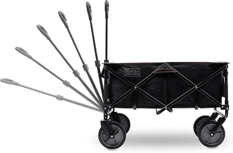 BLACK+DECKER Folding Garden Wagon, 79 cm x 54 cm x 56 cm - BDCWBK01-XJ - Image 5