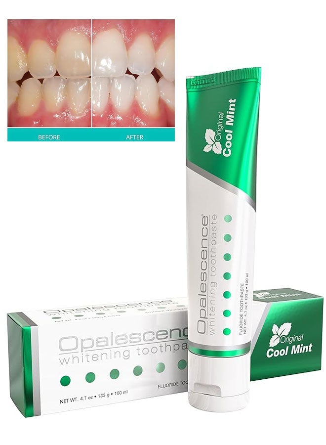 Opalescence Whitening Toothpaste Fluoride Oral Care Original Cool Mint 100ml - Image 1