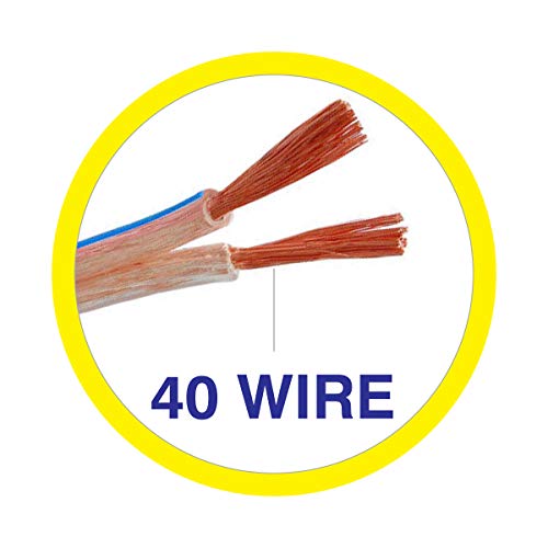 MX Speaker Cable High Performance Red & Black 50 meters Coil Premium Speaker Wires for Home Theater Systems Speakers Vehicles Car Audio Amplifiers (Transparent, 16 AWG - 50 METER (3.0 X 6.0 MM)) - Image 4