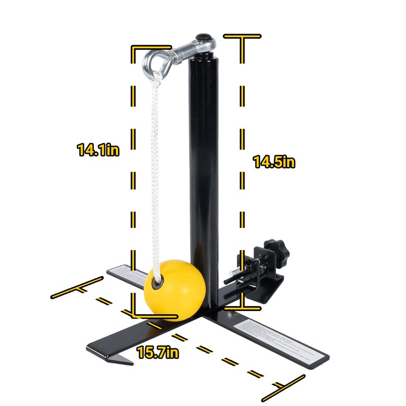 PLAYAPUT Portable Baseball Swing Trainer with The Tethered Ball,Premium Hitting/Batting Trainer System for Baseball and Softball,Easy Setup On Fence Hitting Trainer,Swing Trainer with Auto Reset - Image 2