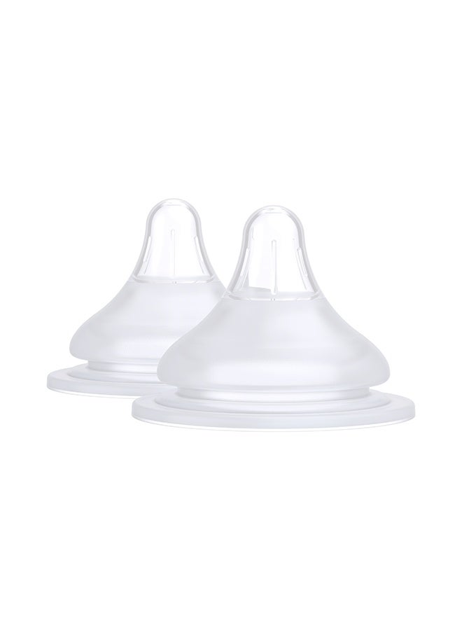 Quark RealFeel Bottle Nipples - Medium Flow - 2PC - Image 1