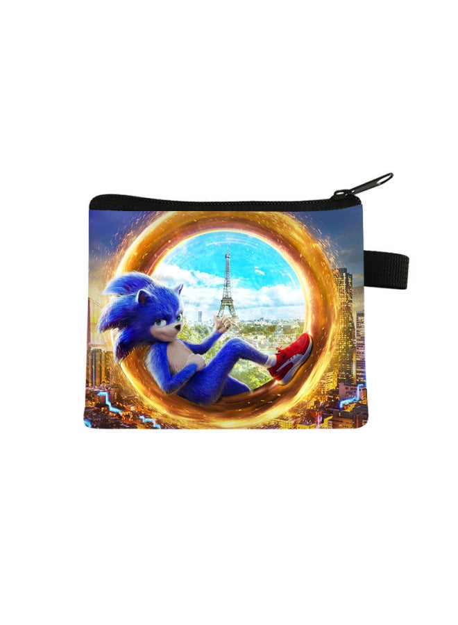 New Sonic Coin Purse, Children's Short Mini Bag, Student Casual High-value Storage Bag