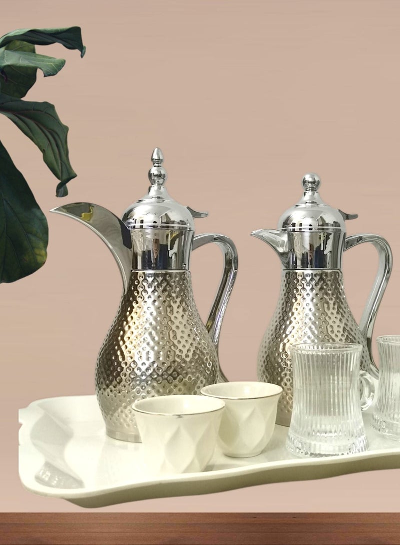 Rema Attractive Coffee and Tea Fridge Thermos Set with Elegant Design Silver made of stainless steel 0.6L - Image 1