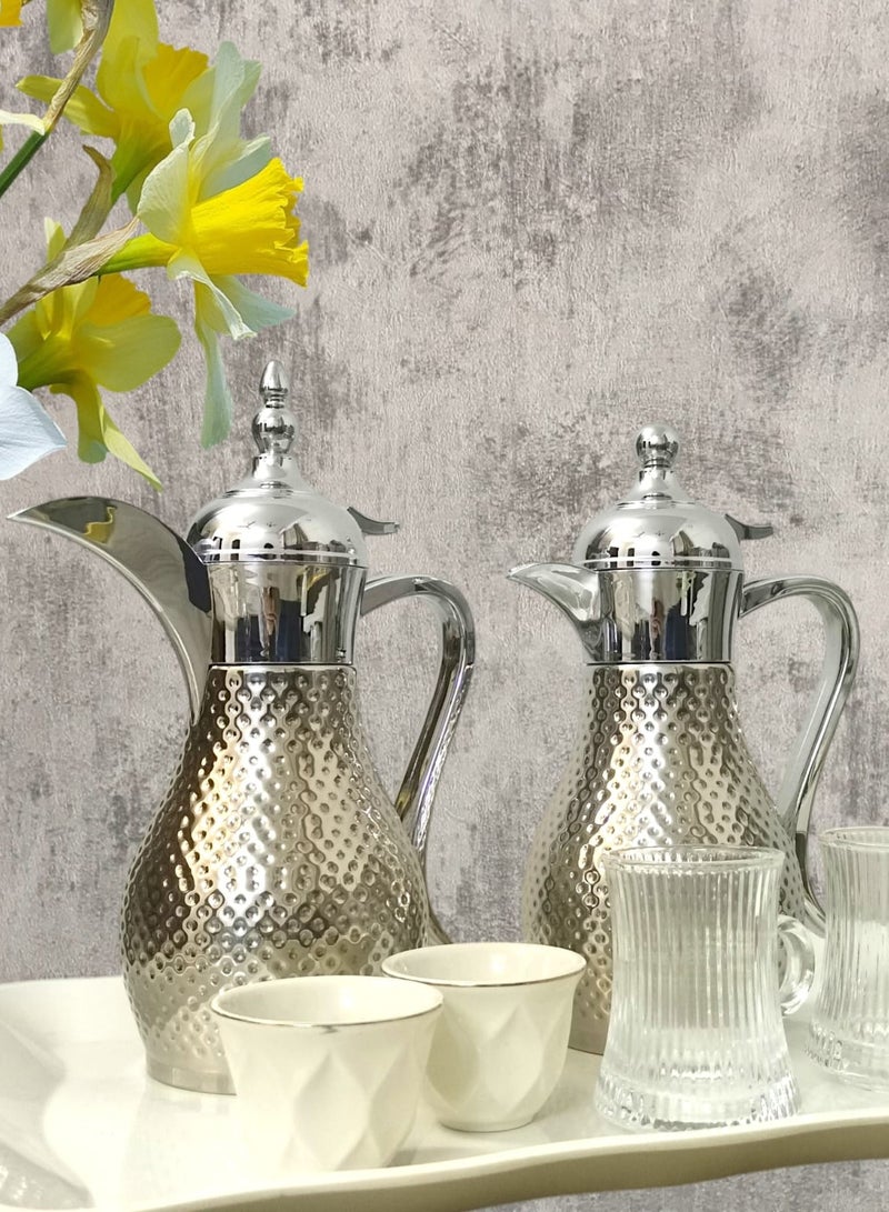Rema Attractive Coffee and Tea Fridge Thermos Set with Elegant Design Silver made of stainless steel 0.6L - Image 2