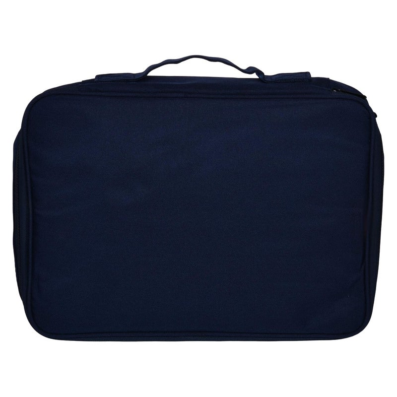 ZEBROC Polyester Laptop Messenger Handbag Durable Briefcase Carrying Case for 13 Inch Laptops & Notebooks with Inner Pouch Bag, Unisex Hard Shell Durable Water Resistant Fabric Briefcase Laptop Bag - Image 3