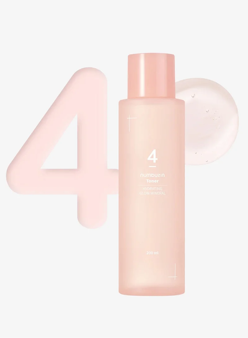 numbuzin No.4 Hydrating Glow Mineral Toner
