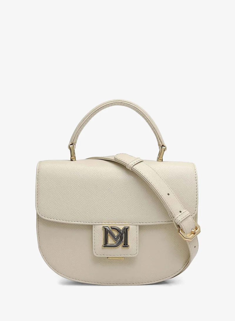 دا ميلانو حقيبة كتف فرانزي جلد صغيرة - مارشميلو