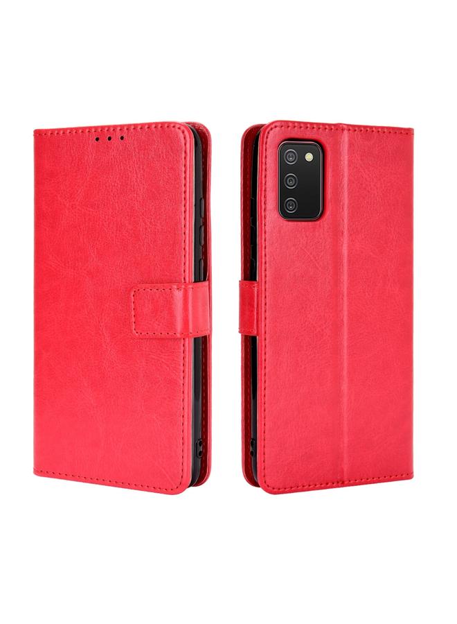 S-TOP Case For Samsung Galaxy A03s 164mm Crazy Horse Texture Horizontal Flip Leather Case with Holder & Card Slots & Lanyard - Image 1