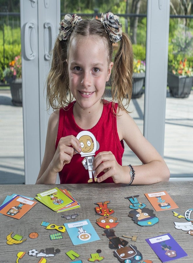 Open The Joy Magnetic Dress-up Playset for Kids - Mix and Match Magnetic Outfits, Accessories, and Characters - Ages 4 and Up - Image 3
