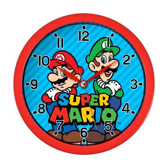 BROTHERS RED BLUE WALL CLOCK GSM3047