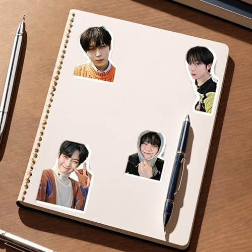 squishy 114Pcs ENH Merch, ENH Photocards, 10 Collectible Cards with 1 Album and 103 Stickers, Perfect for K-pop Fans, Wall Decor, Scrapbooking, and Gift Giving - Image 3