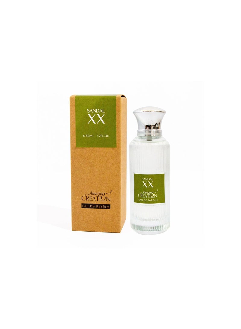 Amazing Creation Amazing Creation Sandal XX EDP For Unisex 50ml