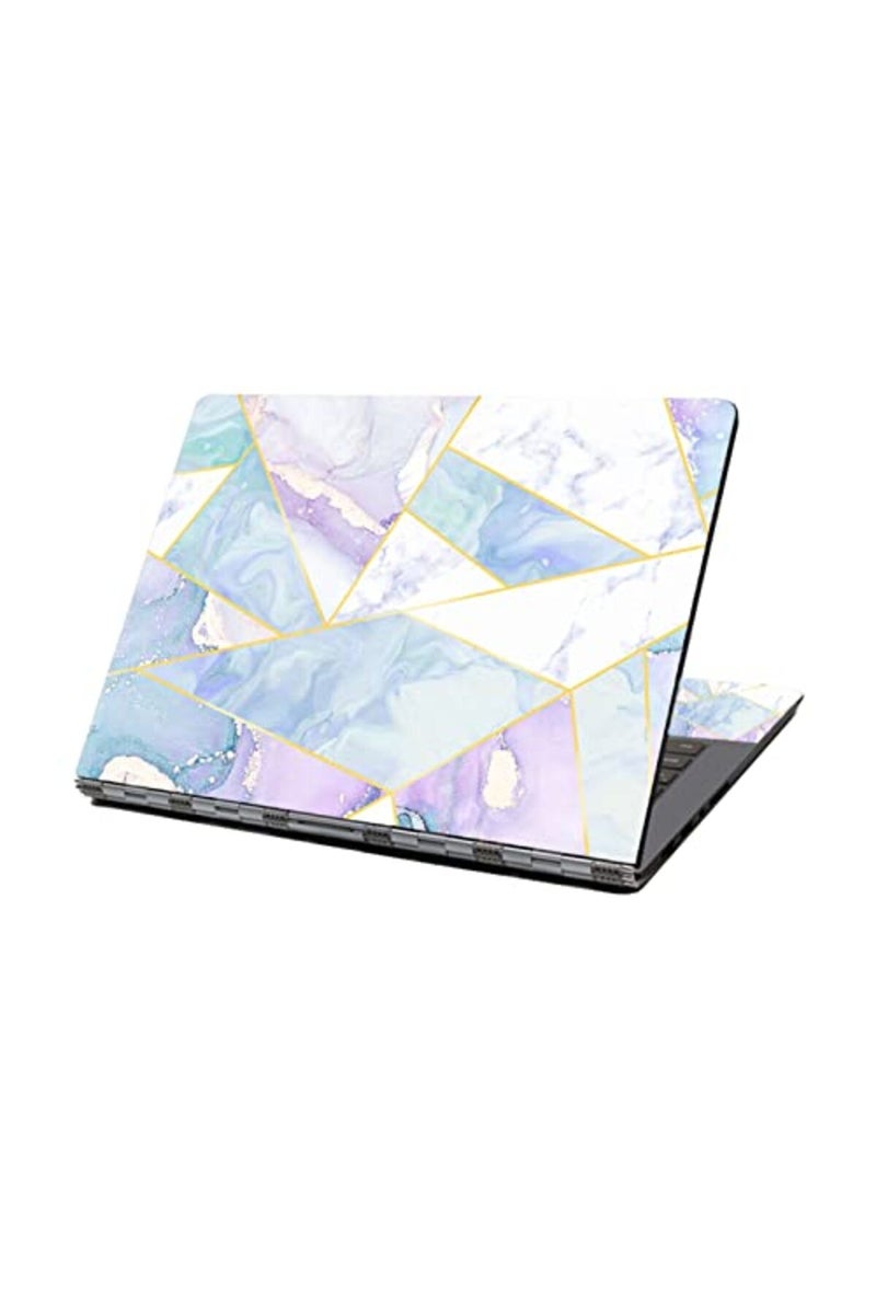 HAPPYLIVE SHOPPING Blue Marble Laptop Skin Sticker Decal - Image 2
