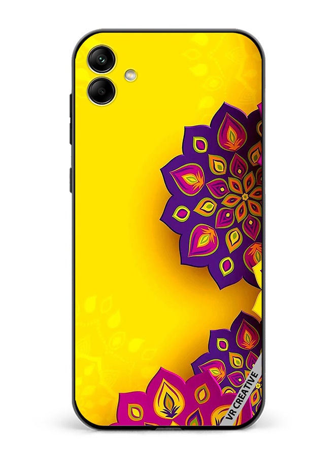 VR CREATIVE Protective Case Cover For Samsung Galaxy A04 Flower Design Multicolour - Image 1