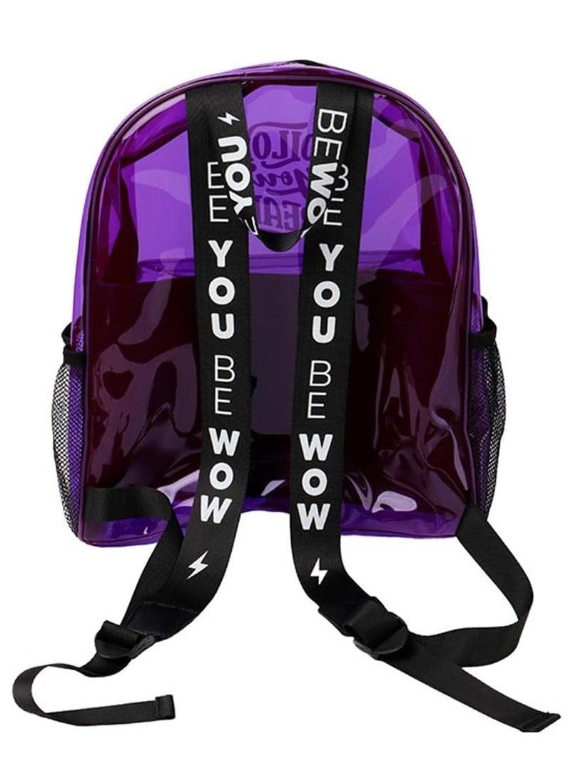 واو جينريشن حقيبة ظهر شفافة للمشي من واو جينيريشن، مقاس 32 سم - Image 3