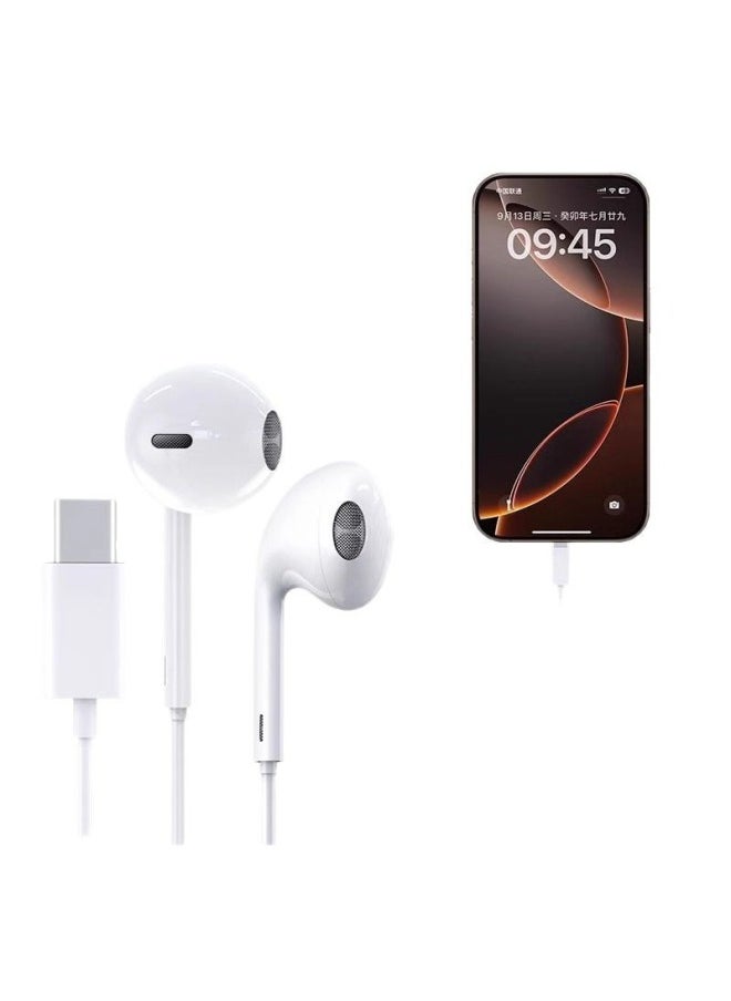 Generic - Applicable To Apple 14 Headset Phone Wired Headset IPhone7/8/X/11/12 Wire Control Game Headset-Color:Apple 7-14 Series Headphones - Image 1