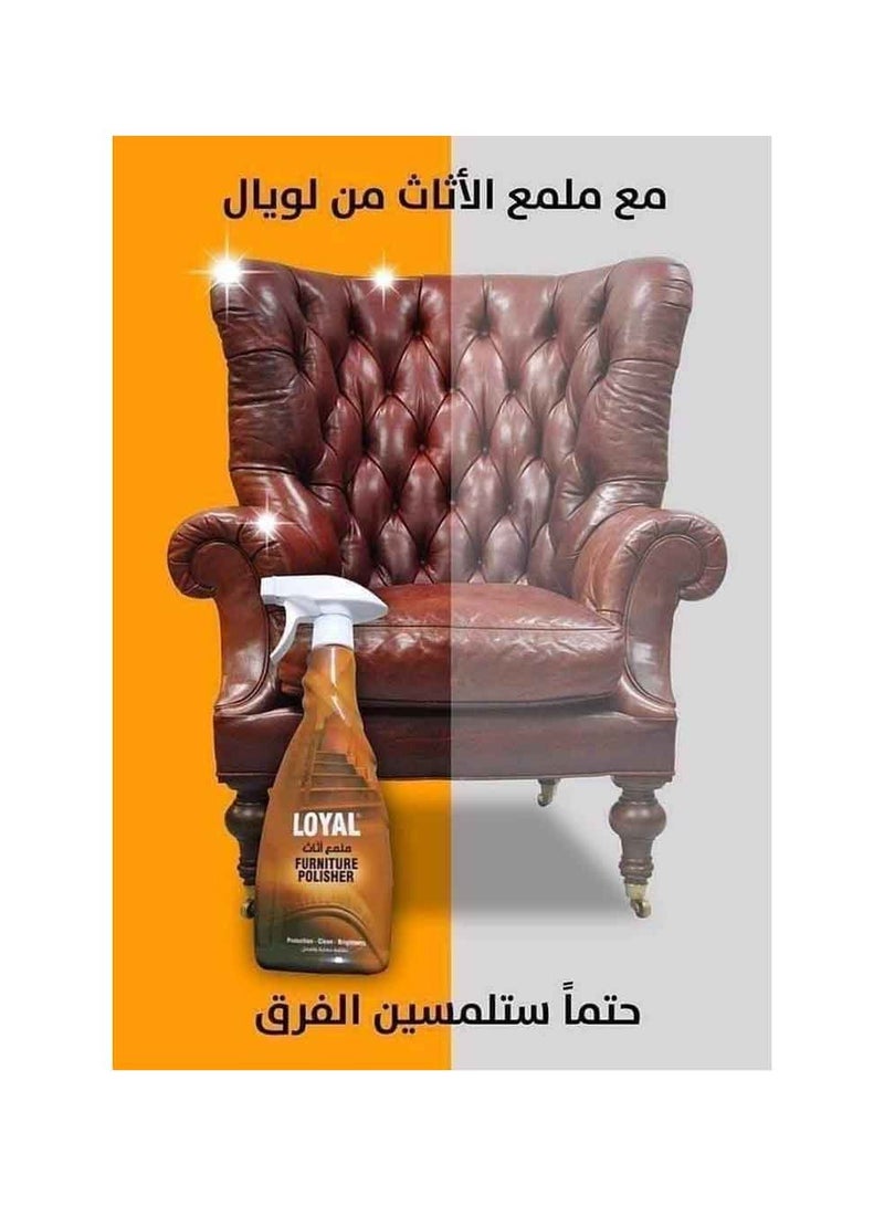 لويال ملمع الأثاث للخشب والجلود 500 مل - Image 4
