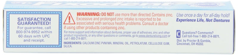 Fixodent Complete Free Denture Adhesive Cream 2.4 Oz (Pack of 6) - Image 1