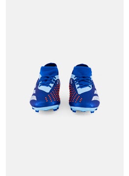Adidas Kids Boy Predator Accuracy Lace Up Football Shoes, Blue  - Image 3