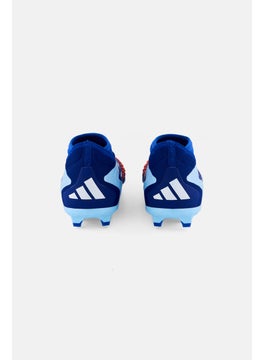 Adidas Kids Boy Predator Accuracy Lace Up Football Shoes, Blue  - Image 4