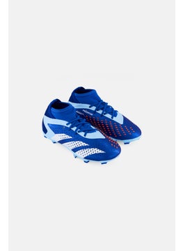 Adidas Kids Boy Predator Accuracy Lace Up Football Shoes, Blue  - Image 1