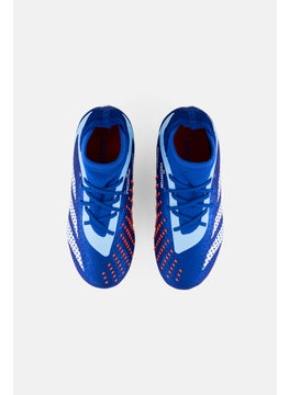 Adidas Kids Boy Predator Accuracy Lace Up Football Shoes, Blue  - Image 2