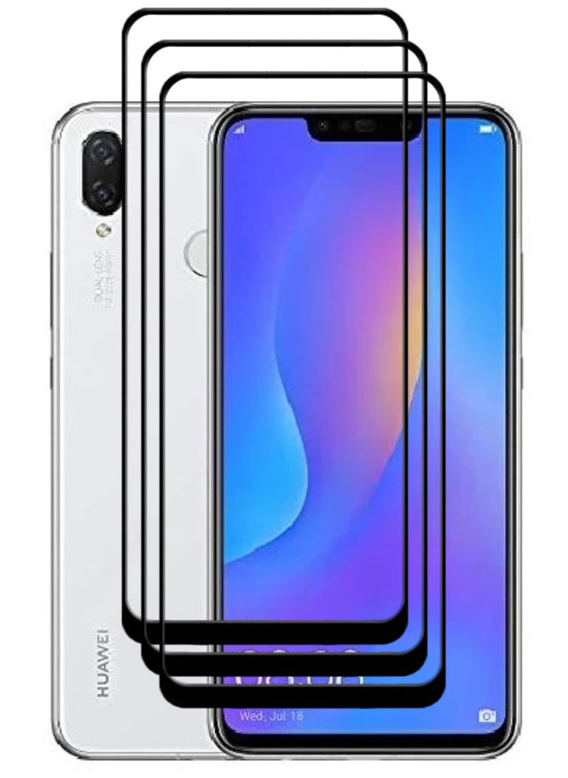 ACLIX 3 Pieces Antistatic ESD Dustproof Premium Quality High Definition Tempered Glass Screen Protector Designed For Huawei nova 3i - Image 1
