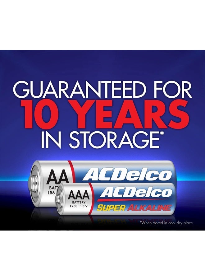 PowerMax ACDelco AA and AAA 48-Count Combo Pack Super Alkaline Batteries, 24-Count Each, 10-Year Shelf Life, Recloseable Packaging - Image 5