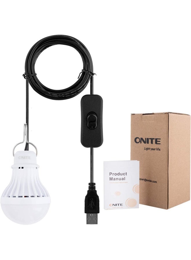 Onite أضواء أونيت USB معدات التخييم أو الملحقات أضواء التخييم LED أيضًا للمرآب المستودع السيارة الشاحنة صيد السمك القارب في الهواء الطلق خيمة ضوء الطوارئ أو الفانوس دافئ أبيض - Image 1