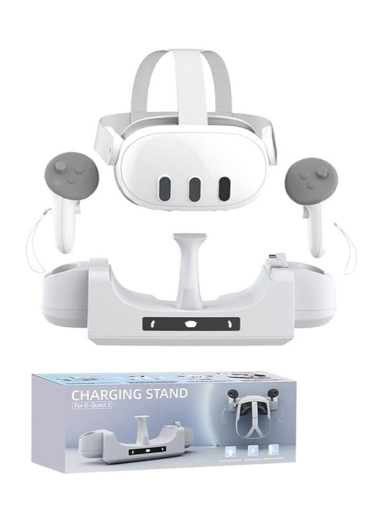 General Meta/Oculus Quest 3 Upgraded Charging Dock, Headset and VR Charging Dock Accessory Meta/Oculus Quest 3 Anti-Slip with Indicator  - Image 1