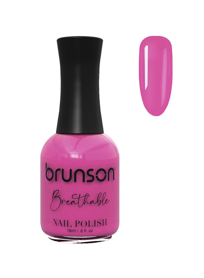 Breathable Nail Polish Halal nail polish Wudu friendly Quick-Dry Vegan long lasting but easy peel off   18ml BH072