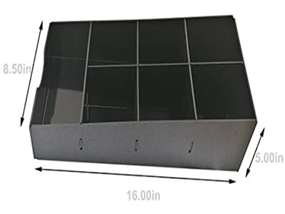 HAITIAN Paper Cup Holder 4mm thickness ABS Material Color Black (7 compartments) - Image 2